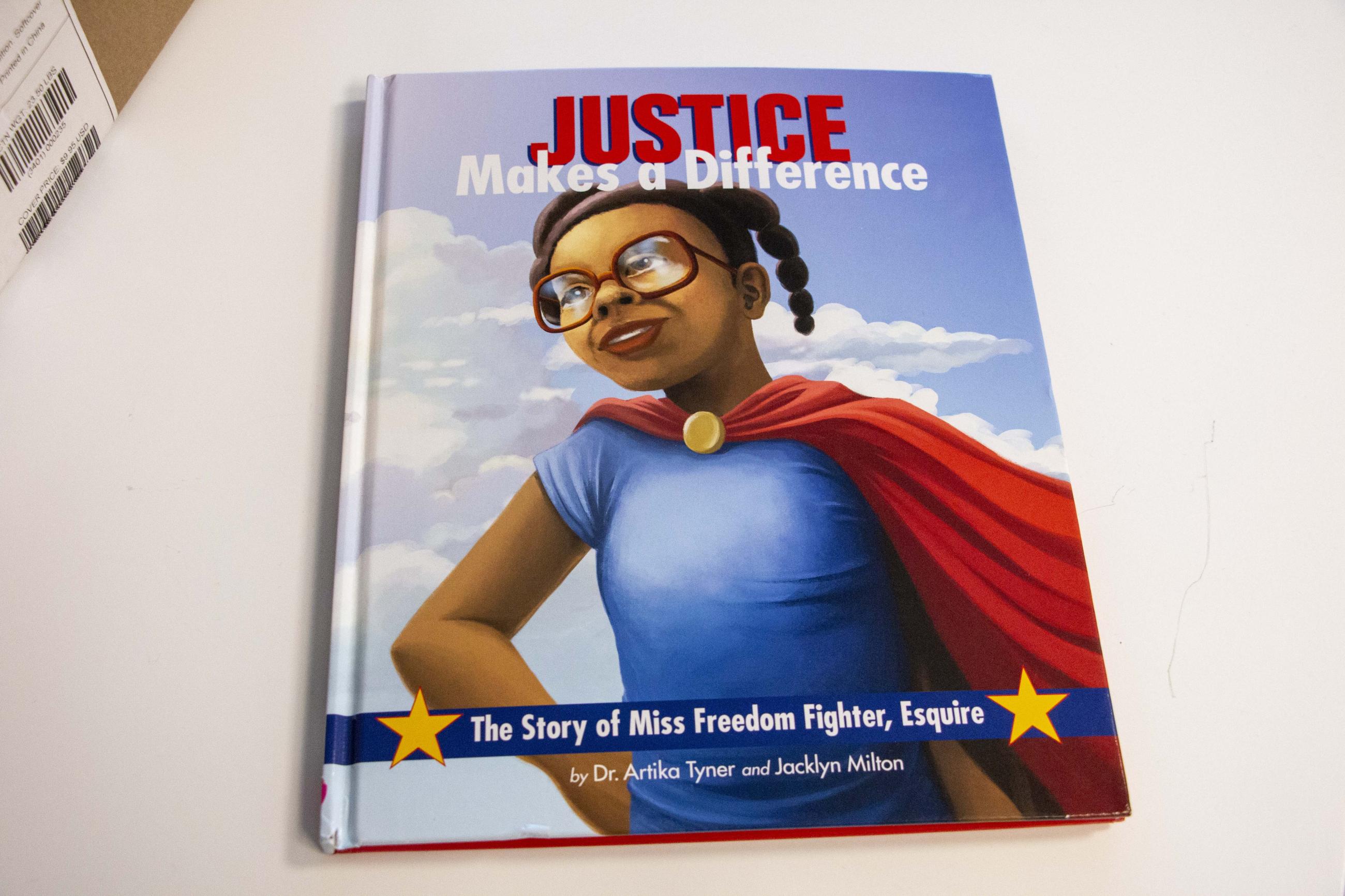 Picture of the book "Justice Makes a Difference," by Artika Tyner and Jacklyn Milton