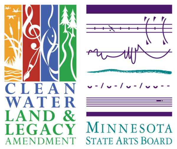 Clean Water Land and Legacy Amendment Logo and Minnesota State Arts Board logo