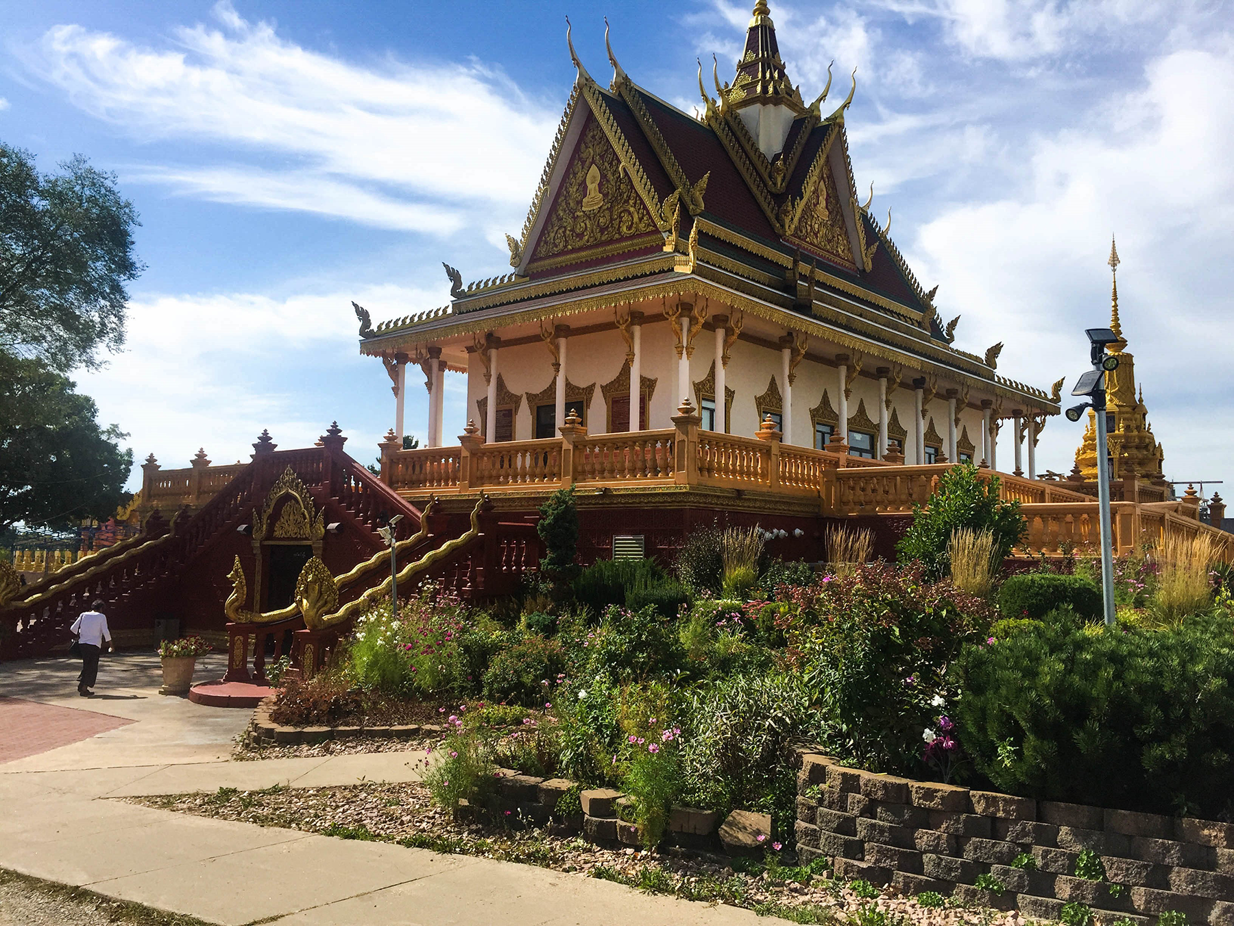 Wilder Social Healing Center participants went to Wat Munisotaram south of the Twin Cities for a group outing