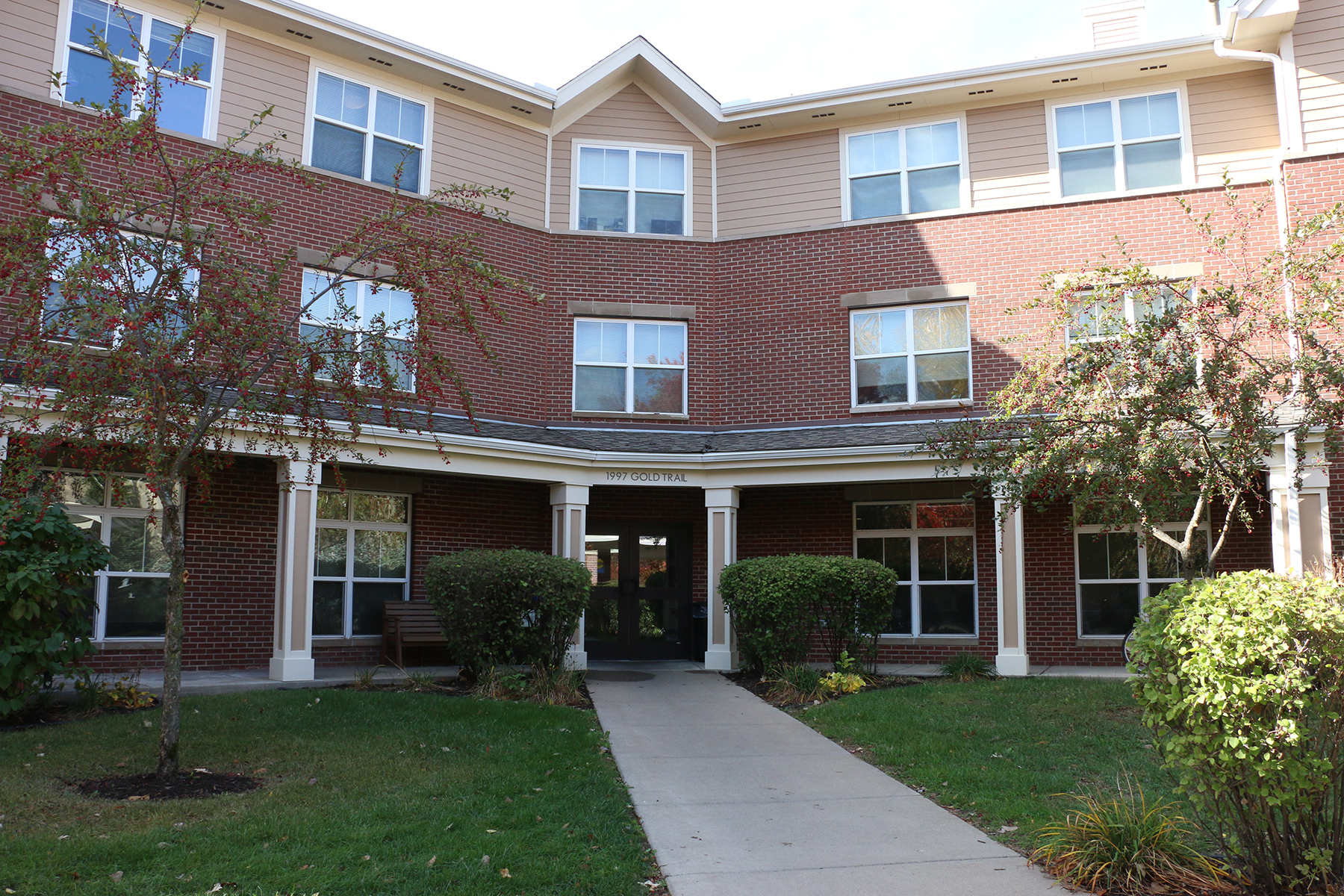 Exterior view of Lincoln Place, a supportive housing development for youth who have experienced homelessness