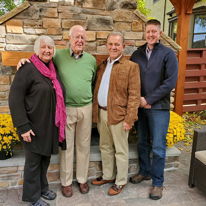 Wilder donors Ron and Sherla Bongard and Dave and Pete Mayer