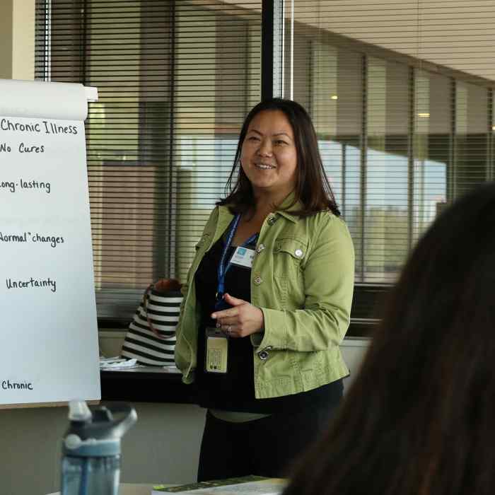 Mary Vang is a Caregiver Consultant and Social Worker at the Wilder Community Center for Aging that offers caregiving, health and wellness classes.