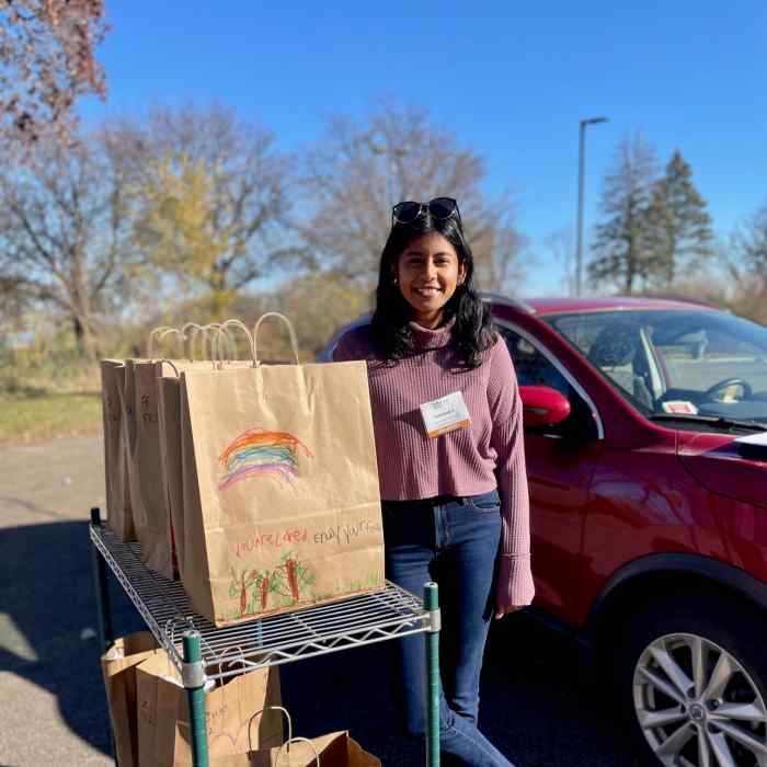 Wilder Meals on Wheels Volunteer Sukanya Sathiamoorthi 