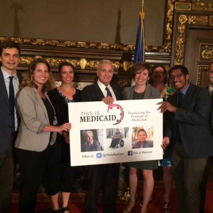 This is Medicaid Group with Governor Dayton