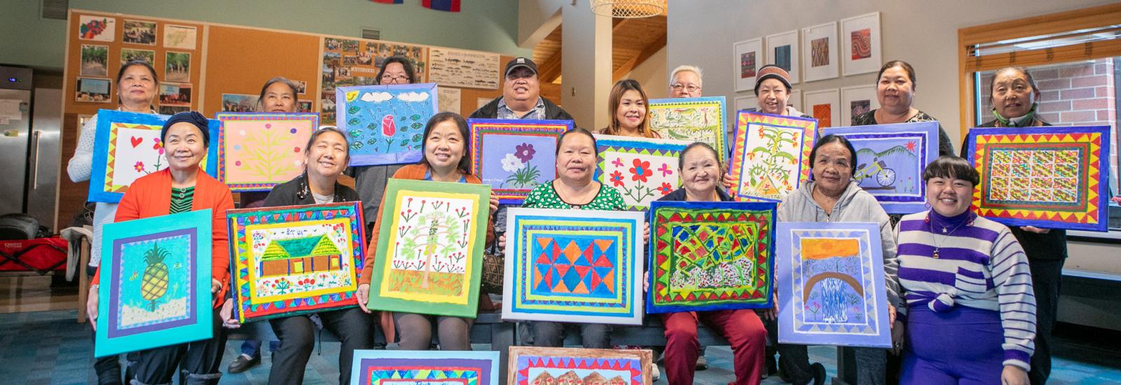 Hmong Painting Workshop Group Photo