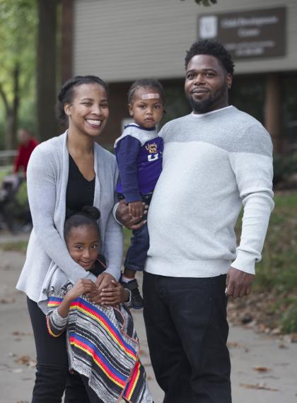 Family at Child Development Center