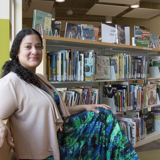 Ruby Rivera, a Wilder social worker in the Saint Paul Public Library system