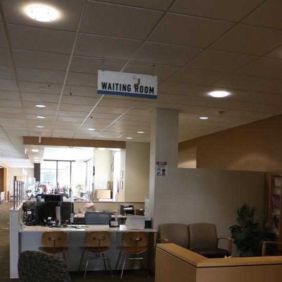 waiting room at Wilder Community Mental Health & Wellness clinic