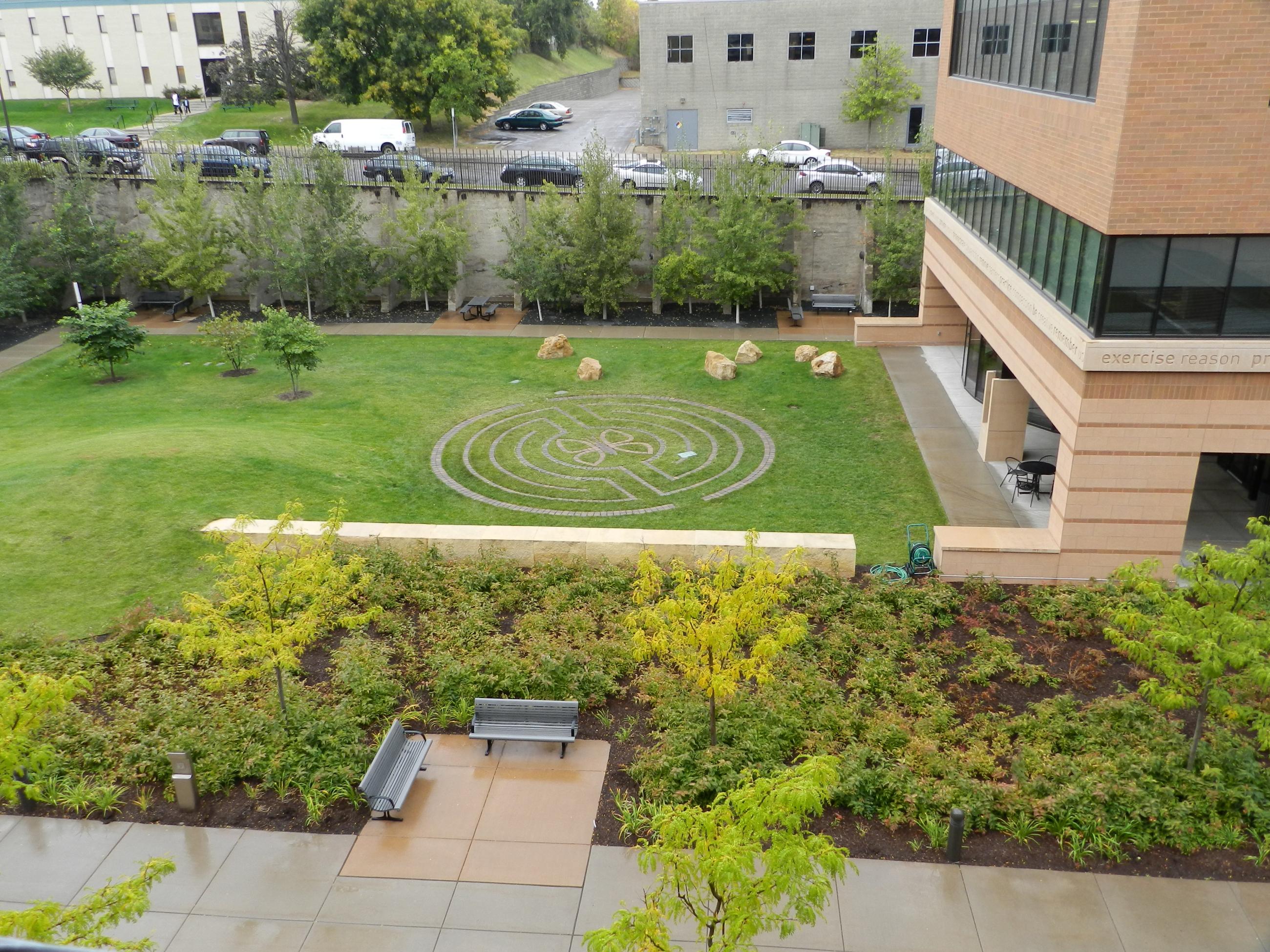 Wilder Center Backyard Labyrinth